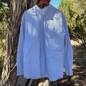 Merona Button Down Shirt Men’s LG. Tailored Fit. 100% Cotton.